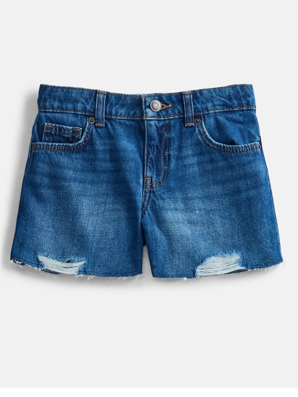 Weekend Academy Girls Denim Cutoff Shorts Dark Indigo Wash Size 16 *NEW*